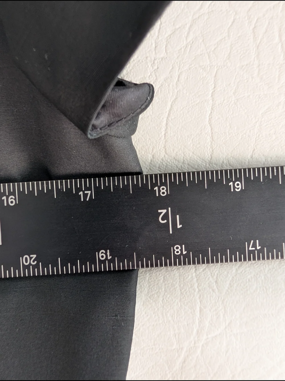 Talbots Black Silk LBD Short-Sleeve Lined Sheath Dress Ruffle Bow Detail - 8